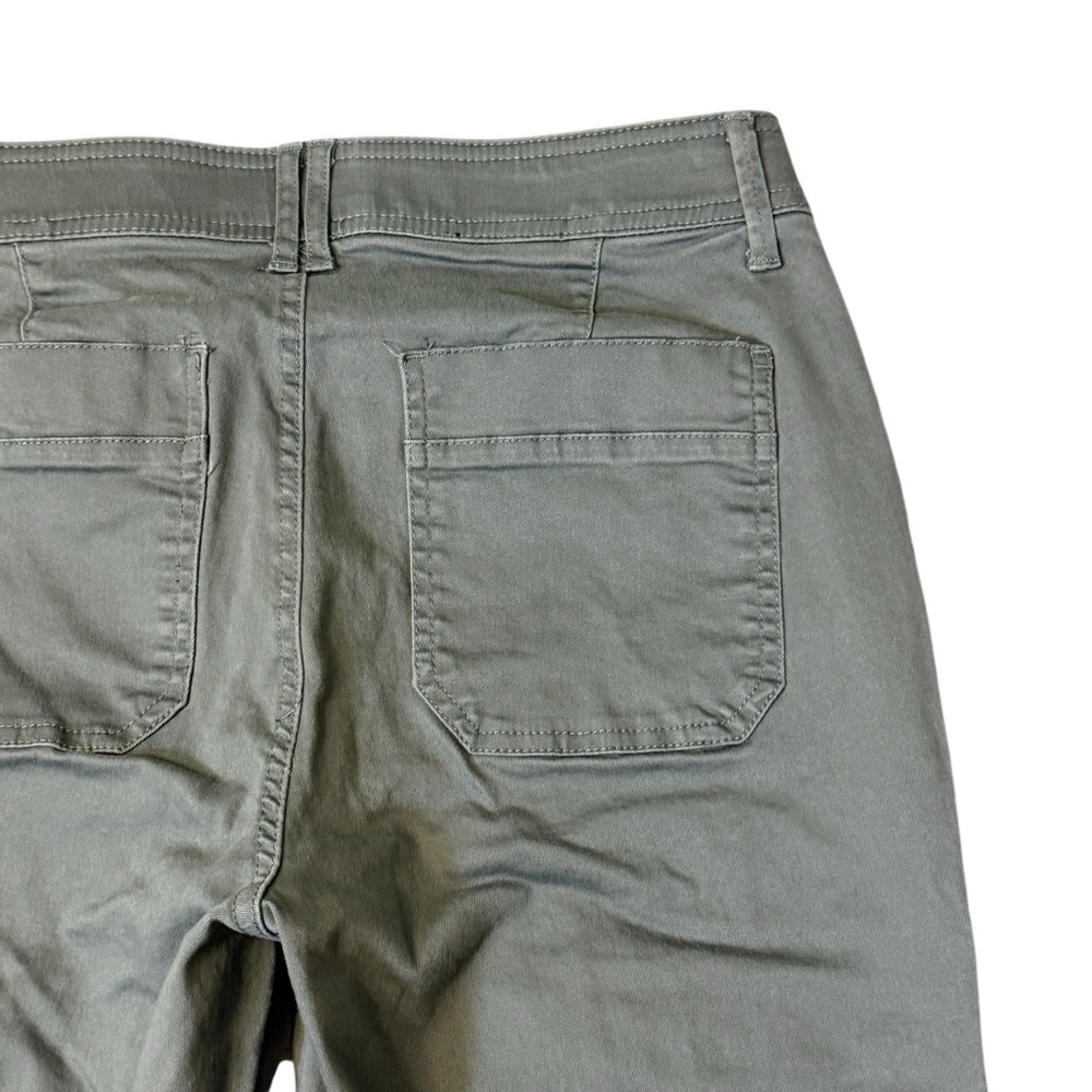 Democracy “Ab” technology Slim Cargo Utility Ankle Pants. Green Size 6 #2079 - Picture 7 of 8